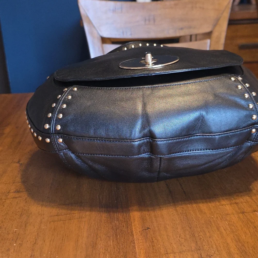 Coach Circle Hobo Circle  Studded Bag - Picture 6 of 16